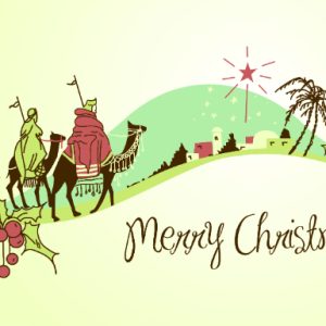 On the Way Christmas Card