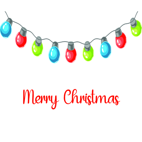 Christmas Lights Merry Christmas Christmas Card