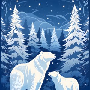 Artic Forest Christmas Card