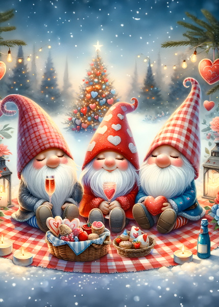 Picnic Christmas Card