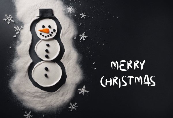 Frosty Snowman Christmas Card