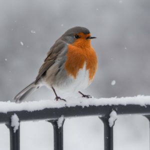 On a Gate Christmas Card