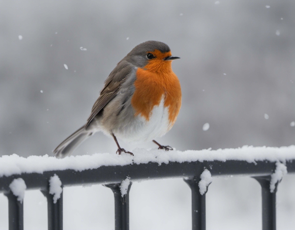 On a Gate Christmas Card