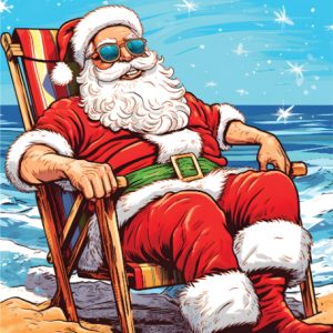 On the Sand Christmas Card