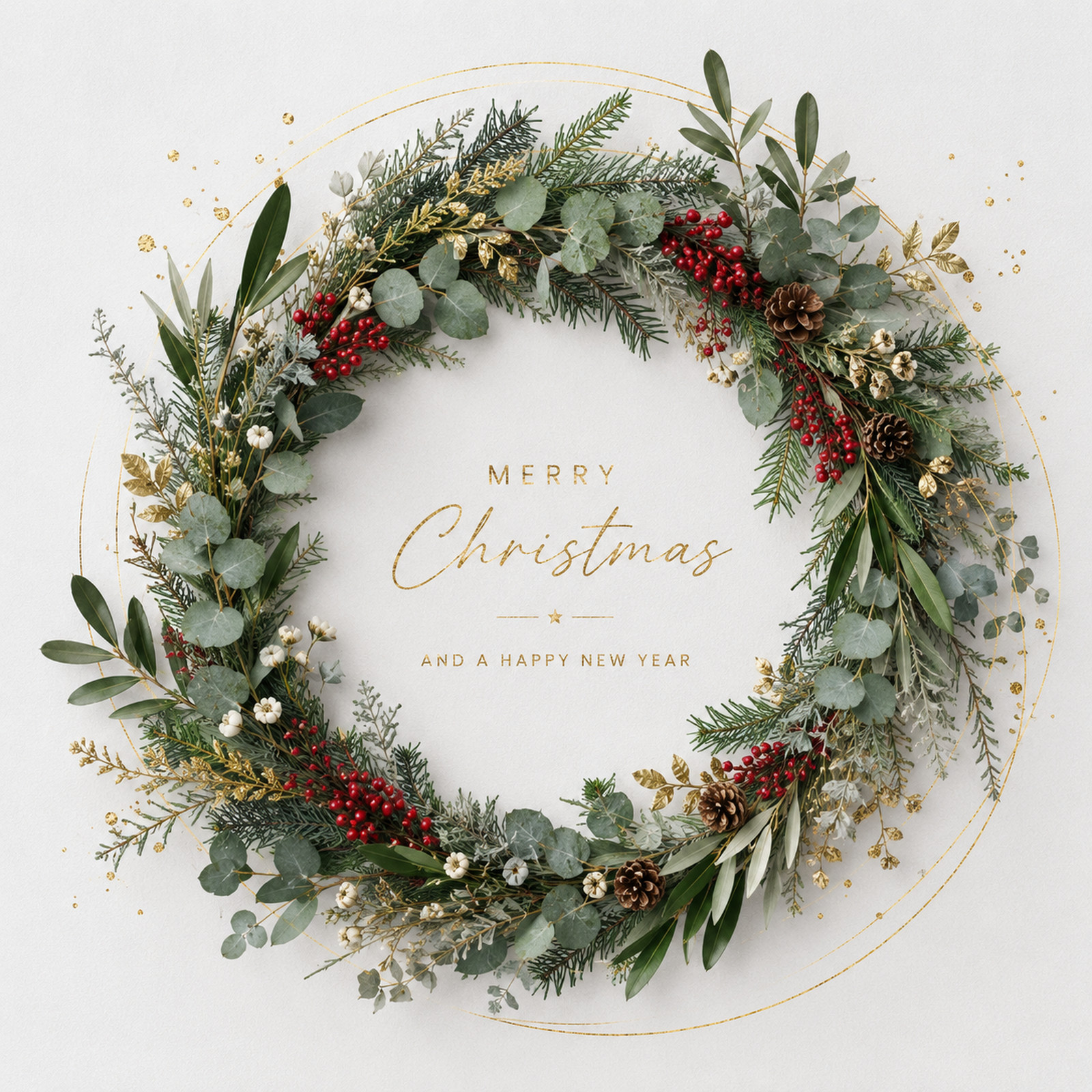 Winter Foliage Wreath