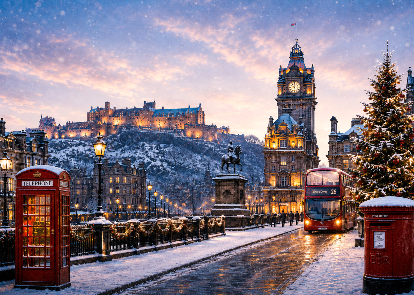Edinburgh at Christmas