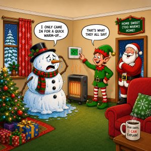 Snowman Office Visit