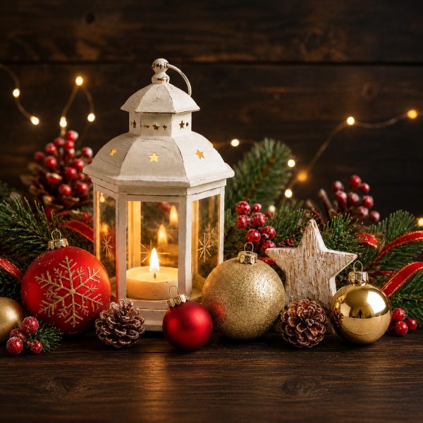 Christmas Lantern Still Life
