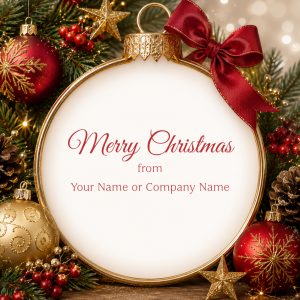 Festive Circular Frame