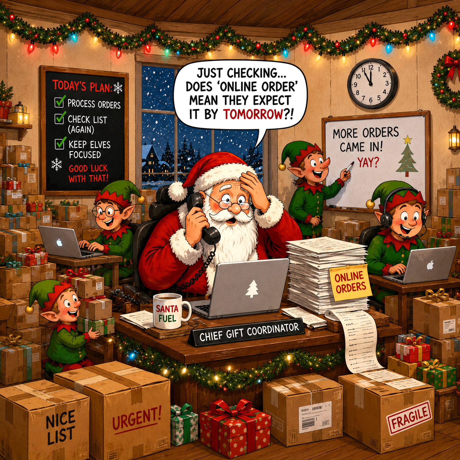 Santa's Busy Office