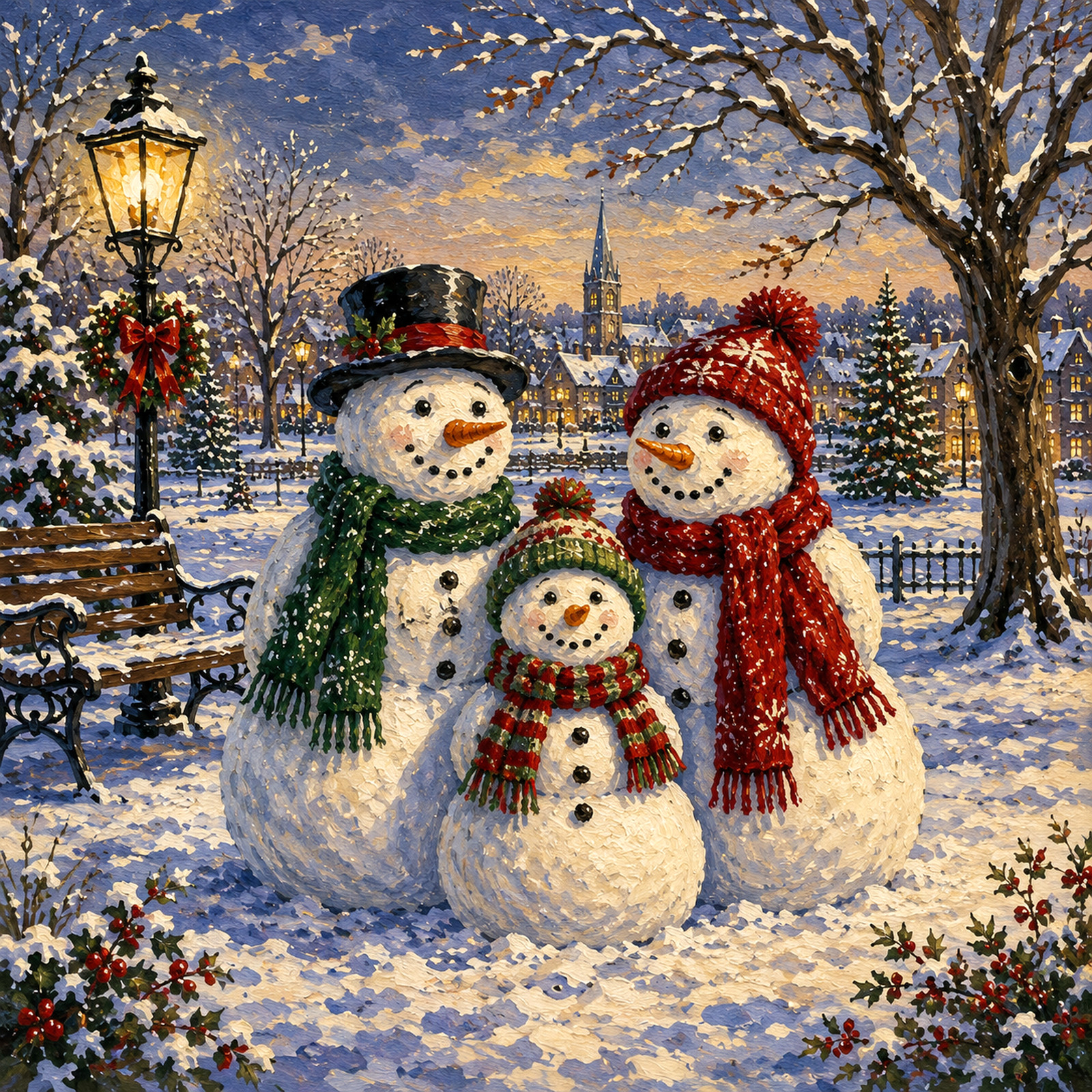 Snowman Family