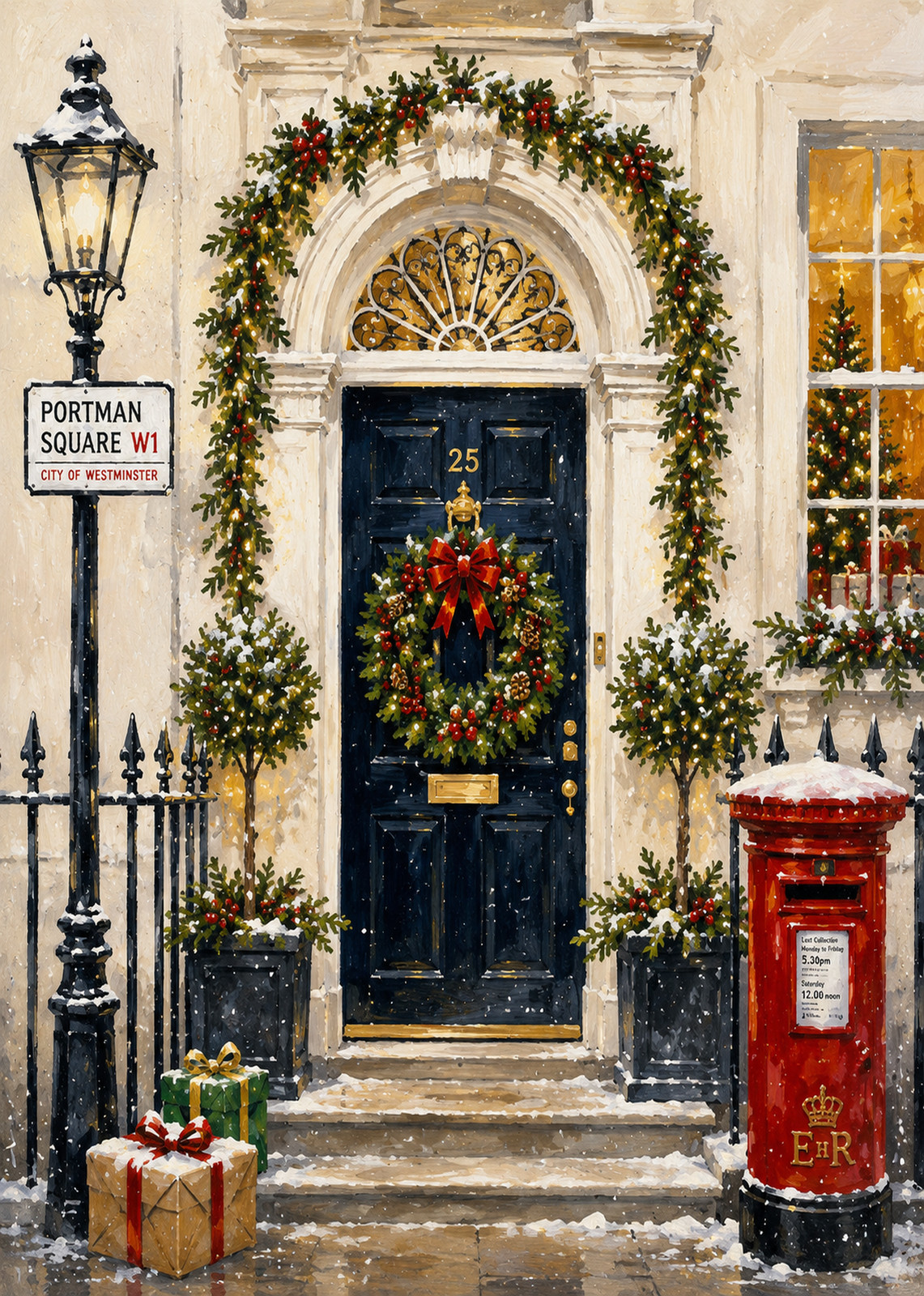 London Townhouse Doorway