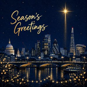 London Skyline at Christmas