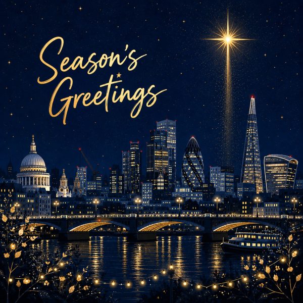 London Skyline at Christmas