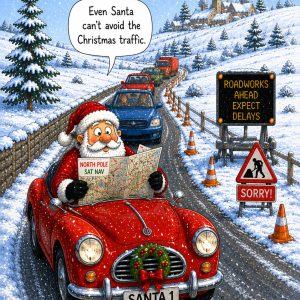 Santa in a Traffic Jam